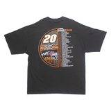 CHASE AUTHENTICS 2008 Joe Gibbs Racing NASCAR Mens T-Shirt Black USA 2XL
