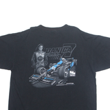 ANVIL Danica Patrick 7 Indy Car Racing Mens T-Shirt Black USA 2XL