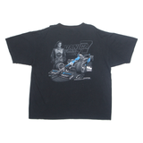 ANVIL Danica Patrick 7 Indy Car Racing Mens T-Shirt Black USA 2XL