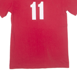 MAJESTIC MLB ST.LOUIS Cardinals '11 Mens T-Shirt Red USA Button Neck M