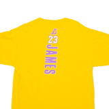 NBA Los Angeles Lakers '23 James Mens T-Shirt Yellow USA L
