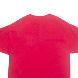 WALT DISNEY Land Disney Castle Mickey Mouse Print Mens T-Shirt Red USA XL