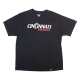 CHAMPION Cincinnati Baseball Mens T-Shirt Black USA XL