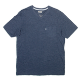 LEVI'S Mens T-Shirt Blue V-Neck M