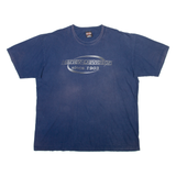 HARLEY DAVIDSON Mens Biker T-Shirt Blue 2XL