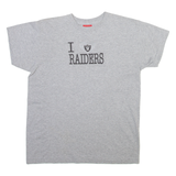 NFL Las Vegas Raiders Womens T-Shirt Grey USA M