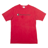 CHAMPION Mens T-Shirt Red L