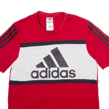 ADIDAS Mens T-Shirt Red M