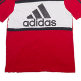ADIDAS Mens T-Shirt Red M