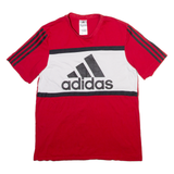 ADIDAS Mens T-Shirt Red M