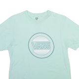 VANS Womens T-Shirt Blue XL