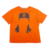 NIKE San Francisco Giants Mens T-Shirt Orange 2XL