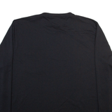 DICKIES Mens T-Shirt Black Long Sleeve 2XL