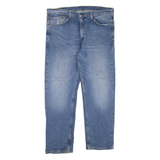 LEVI'S 505 Jeans Mens Blue Regular Straight Stone Wash W38 L30