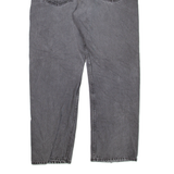 LEVI'S 505 Jeans Mens Grey Regular Straight Stone Wash W38 L32