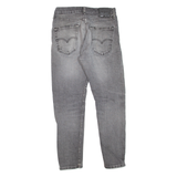 LEVI'S 512 Jeans Mens Grey Slim Tapered Stone Wash W31 L30