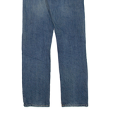 LEVI'S 514 Jeans Mens Blue Regular Straight Stone Wash W32 L34