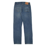 LEVI'S 514 Jeans Mens Blue Regular Straight Stone Wash W32 L34