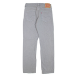 LEVI'S 514 Jeans Mens Grey Regular Straight W29 L30