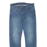 LEVI'S 502 Jeans Mens Blue Regular Tapered Stone Wash W32 L30