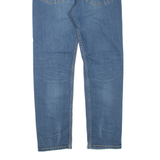 LEVI'S 502 Jeans Mens Blue Regular Tapered Stone Wash W32 L30