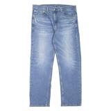 LEVI'S 505 Jeans Mens Blue Regular Straight Stone Wash W36 L30