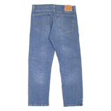 LEVI'S 505 Jeans Mens Blue Regular Straight Stone Wash W36 L30