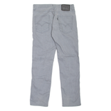 LEVI'S 511 Jeans Mens Grey Slim Straight W30 L30