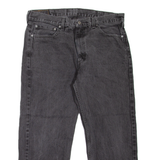 LEVI'S 505 Jeans Mens Black Regular Straight W38 L24