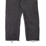 LEVI'S 505 Jeans Mens Black Regular Straight W38 L24
