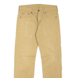 LEVI'S 513 Jeans Mens Beige Slim Straight W30 L30