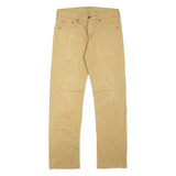 LEVI'S 513 Jeans Mens Beige Slim Straight W30 L30
