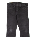 LEVI'S 502 Jeans Mens Black Regular Tapered W34 L26
