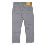 LEVI'S 511 Jeans Mens Grey Slim Straight W32 L24