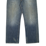 LEVI'S 505 Jeans Mens Blue Regular Straight Stone Wash W36 L30