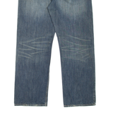 LEVI'S 505 Jeans Mens Blue Regular Straight Stone Wash W36 L30