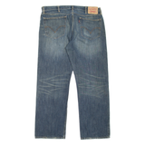LEVI'S 505 Jeans Mens Blue Regular Straight Stone Wash W36 L30