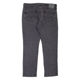 LEVI'S 511 Jeans Mens Grey Slim Straight W36 L27