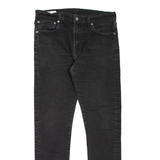 LEVI'S 512 BIG E Jeans Mens Black Slim Tapered W32 L29