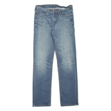 LEVI'S 514 Jeans Mens Blue Slim Straight Stone Wash W30 L32