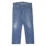 LEVI'S 501 Jeans Mens Blue Regular Straight Stone Wash W35 L27