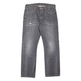 LEVI'S 501 Jeans Mens Grey Regular Straight Stone Wash W31 L29