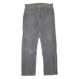 LEVI'S 501XX Jeans Mens Grey Regular Straight W34 L31