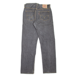 LEVI'S 501XX Jeans Mens Grey Regular Straight W34 L31