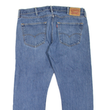 LEVI'S 501 Jeans Mens Blue Regular Straight Stone Wash W38 L25