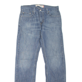 LEVI'S 514 Jeans Mens Blue Slim Straight Stone Wash W30 L32