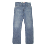 LEVI'S 514 Jeans Mens Blue Slim Straight Stone Wash W30 L32