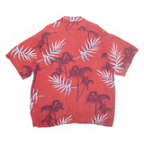 MOST WANTED Mens Hawaiian Shirt Red Floral XL
