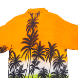 INGEAR Mens Hawaiian Shirt Orange Floral XL