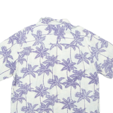 JOE MARLIN Mens Hawaiian Shirt Blue Floral XL